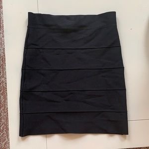 High waisted BCBG Maxazria body con skirt